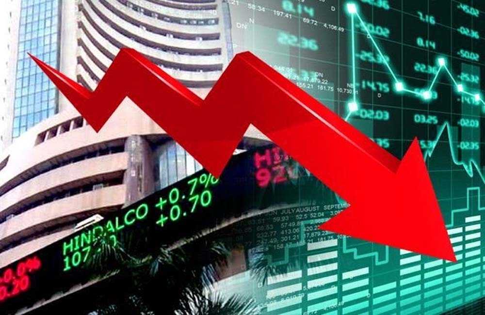 both major indices of the domestic stock market closed down sensex down 335 points 379321