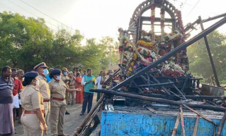 11 people including two children die of electrocution In Tamil Nadu Temple Chariot Procession