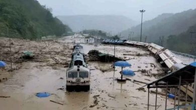 haflong train flood