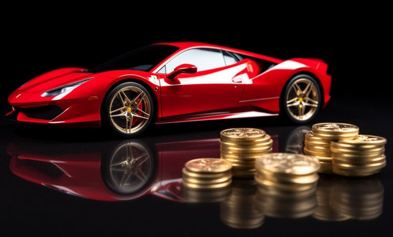 Bitcoins and Red Ferrari 780x470 1
