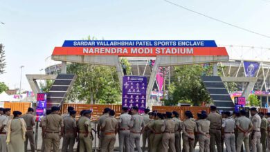 more than 11000 security personnel to be deployed in ahmedabad on india pak match day