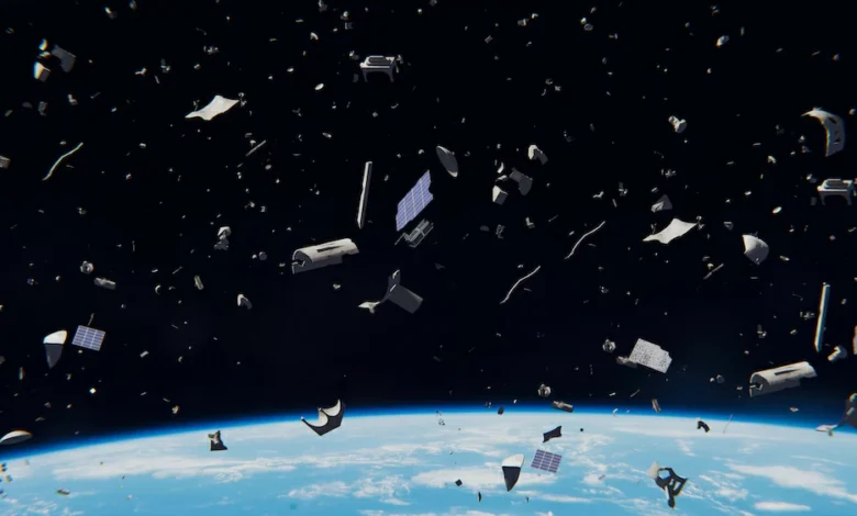 orbital debris space junk garbage photo