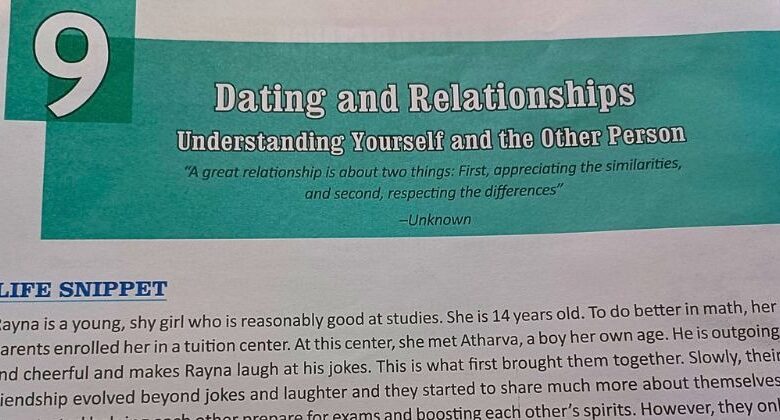 CBSE Class 9 Book Introduces Chapter On Dating And Relationships 65bb37358a9db